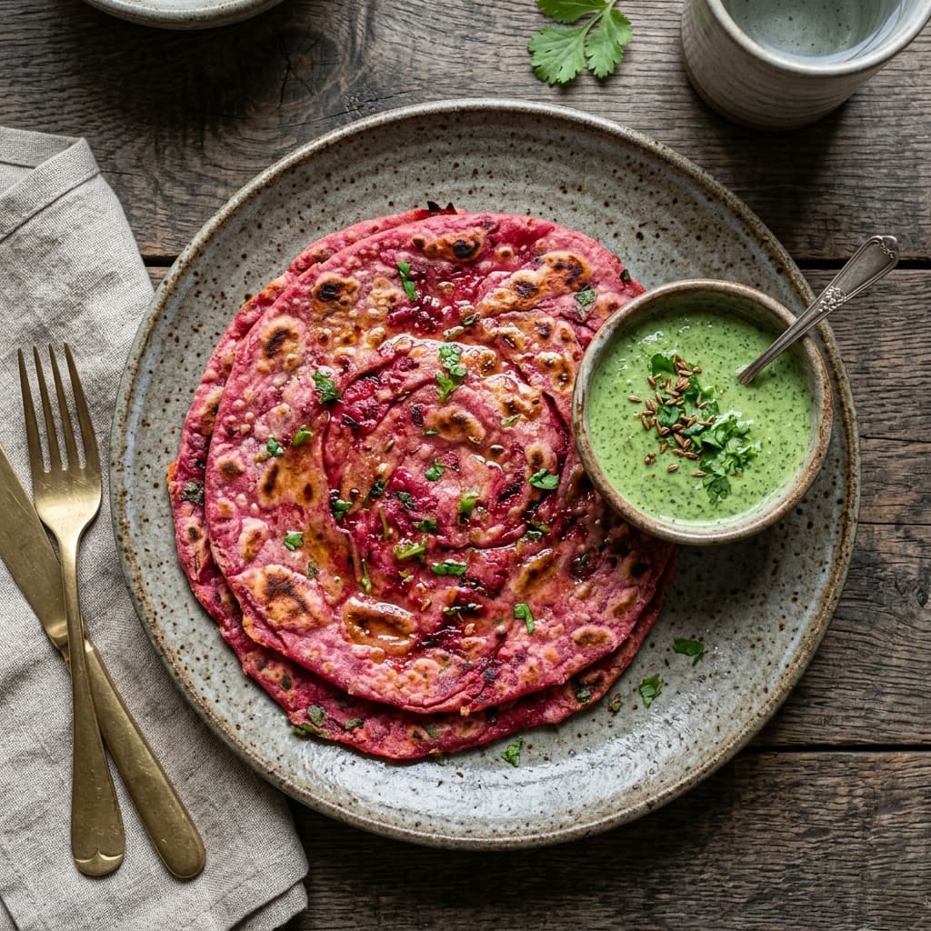 Beetroot Paratha